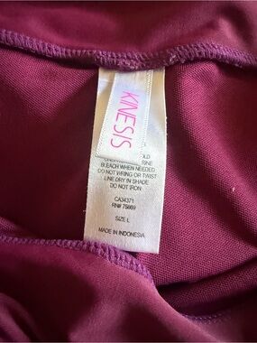 Women’s L Large Wine Berry Tank swim suit - Plum